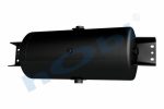 Hava Tankı, Çelik, Kapak Braketli, Ø246 L:570 Lt:25 Siyah (RAL9005) GövMnş:3