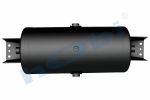 Hava Tankı, Çelik, Kapak Braketli, Ø246 L:570 Lt:25 Siyah (RAL9005) GövMnş:3 - Görsel 3