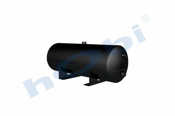 9307 Hava Tankı, Çelik, Gövde Braketli, Ø246 L:692 Lt:30 Siyah (RAL9005) GövMnş:2 - Görsel 1