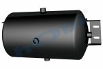 Hava Tankı, Çelik, Kapak Braketli, Ø250 L:458 Lt:20 Siyah (RAL9005) GövMnş:3