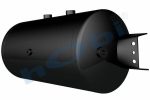 Hava Tankı, Çelik, Kapak Braketli, Ø300 L:621 Lt:50 Siyah (RAL9005) GövMnş:3