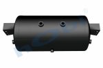 Hava Tankı, Çelik, Kapak Braketli, Ø300 L:621 Lt:50 Siyah (RAL9005) GövMnş:3 - Görsel 4