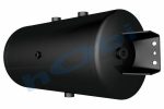 Hava Tankı, Çelik, Kapak Braketli, Ø300 L:621 Lt:50 Siyah (RAL9005) GövMnş:4
