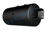 Hava Tankı, Çelik, Kapak Braketli, Ø300 L:613 Lt:50 Siyah (RAL9005) GövMnş:3