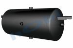 Hava Tankı, Çelik, Kapak Braketli, Ø300 L:663 Lt:50 Siyah (RAL9005) GövMnş:3