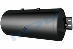Hava Tankı, Çelik, Kapak Braketli, Ø310 L:712 Lt:50 Siyah (RAL9005) GövMnş:3