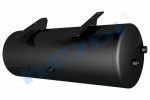 Hava Tankı, Çelik, Gövde Braketli, Ø310 L:862 Lt:60 Siyah (RAL9005) GövMnş:2