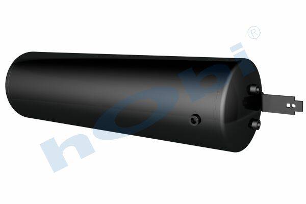 9437 Hava Tankı, Çelik, Kapak Braketli, Ø310 L:1129 Lt:80 Füme (RAL7016) GövMnş:1 - Görsel 1