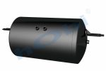 Hava Tankı, Çelik, Kapak Braketli, Ø396 L:723 Lt:80 Siyah (RAL9005) GövMnş:3