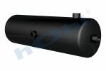 Hava Tankı, Çelik, Ø154 L:515 Lt:8,7 Siyah (RAL9005) GövMnş:2 KapMnş:2