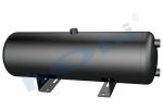 Hava Tankı, Çelik, Gövde Braketli, Ø206 L:662 Lt:20 Siyah (RAL9005) GövMnş:2