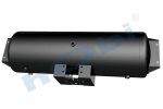Hava Tankı, Çelik, Gövde ve Kapak Braketli, Ø350 L:1145 Lt:104 Siyah (RAL9005)
