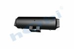 Hava Tankı, Çelik, Gövde ve Kapak Braketli, Ø350 L:1145 Lt:104 Siyah (RAL9005) - Görsel 2