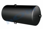 Hava Tankı, Çelik, Ø250 L:578 Lt:25 Siyah (RAL9005) GövMnş:2 KapMnş:2