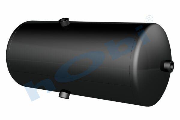 9557 Hava Tankı, Çelik, Ø250 L:578 Lt:25 Siyah (RAL9005) GövMnş:2 KapMnş:2 - Görsel 1