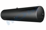Hava Tankı, Çelik, Ø300 L:1145 Lt:75 Siyah (RAL9005) GövMnş:2 KapMnş:2