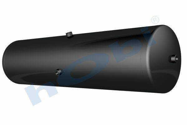 9577 Hava Tankı, Çelik, Ø300 L:1145 Lt:75 Siyah (RAL9005) GövMnş:2 KapMnş:2 - Görsel 1