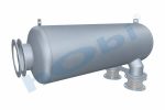 Susturucu, Jeneratör KIT, BM:Ø804 L:2000 IN:Ø254 OUT:Ø355,6 Kabin Üstü,
