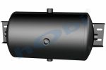 Hava Tankı, Çelik, Ø250 L:470 Lt:20 Siyah (RAL9005) GövMnş:1 KapMnş:2