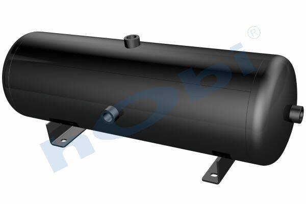 9635 Hava Tankı, Çelik, Gövde Braketli, Ø206 L:651 Lt:20 Siyah (RAL9005) GövMnş:2 - Görsel 1