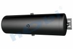 Hava Tankı, Çelik, Kapak Braketli, Ø246 L:829 Lt:38 Siyah (RAL9005) GövMnş:3