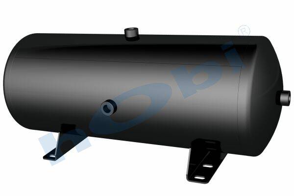 9658 Hava Tankı, Çelik, Gövde Braketli, Ø276 L:730 Lt:40 Siyah (RAL9005) GövMnş:2 - Görsel 1