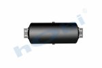 Hava Tankı, Çelik, Kapak Braketli, Ø300 L:714 Lt:45 Siyah (RAL9005) GövMnş:3 - Görsel 4