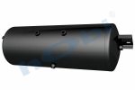 Hava Tankı, Çelik, Kapak Braketli, Ø310 L:867 Lt:60 Siyah (RAL9005) GövMnş:4