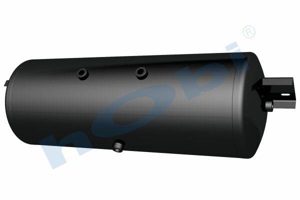 9681 Hava Tankı, Çelik, Kapak Braketli, Ø310 L:867 Lt:60 Siyah (RAL9005) GövMnş:4 - Görsel 1