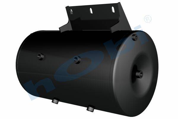 9698 Hava Tankı, Çelik, Gövde Braketli, Ø360 L:630 Lt:64 Siyah (RAL9005) GövMnş:4 - Görsel 1