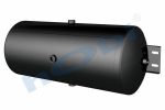 Hava Tankı, Çelik, Kapak Braketli, Ø300 L:723 Lt:50 Siyah (RAL9005) GövMnş:3