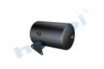 Hava Tankı, Çelik, İç 2'li, Gövde Braketli, Ø200 L:342 Lt:9,5 Siyah (RAL9005) - Görsel 2