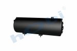 Hava Tankı, Çelik, İç 2'li, Gövde Braketli, Ø250 L:743 Lt:35,5 Siyah (RAL9005) - Görsel 4