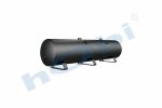Hava Tankı, Çelik, İç 2'li, Gövde Braketli, Ø230 L:1050 Lt:40 Siyah (RAL9005) - Görsel 4