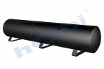 Hava Tankı, Çelik, İç 3'lü, Gövde Braketli, Ø230 L:1180 Lt:45 Siyah (RAL9005)