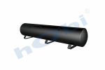 Hava Tankı, Çelik, İç 3'lü, Gövde Braketli, Ø230 L:1180 Lt:45 Siyah (RAL9005) - Görsel 2