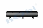 Hava Tankı, Çelik, İç 3'lü, Gövde Braketli, Ø230 L:1180 Lt:45 Siyah (RAL9005) - Görsel 3
