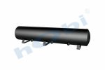 Hava Tankı, Çelik, İç 3'lü, Gövde Braketli, Ø230 L:1180 Lt:45 Siyah (RAL9005) - Görsel 4