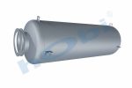 Susturucu, Jeneratör KIT, BM:Ø900 L:2310 IN:Ø406,4 OUT:Ø406,4 Kabin Üstü,
