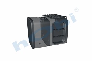 Yakıt Tankı, Çelik, Basamaklı, 350 Lt. Man H:700 W:700 L:920 Gri (RAL7016) - 4
