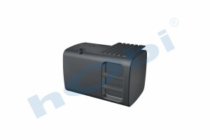 Yakıt Tankı, Çelik, Basamaklı, 470 Lt. Man H:700 W:700 L:1080 Siyah (RAL9005) - 2