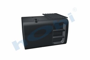 Yakıt Tankı, Çelik, Basamaklı, 470 Lt. Man H:700 W:700 L:1080 Siyah (RAL9005) - 3