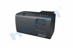 Yakıt Tankı, Çelik, Basamaklı, 520 Lt. Man H:700 W:700 L:1180 Siyah (RAL9005) - 1