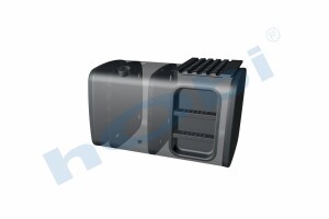 Yakıt Tankı, Çelik, Basamaklı, 520 Lt. Man H:700 W:700 L:1180 Siyah (RAL9005) - 4