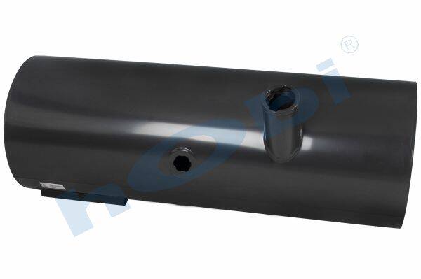 Yakıt Tankı, Çelik, KIT, 200 Lt. Mercedes Ø460 L:1250 Siyah (RAL9005) BoğEk:400 - 1