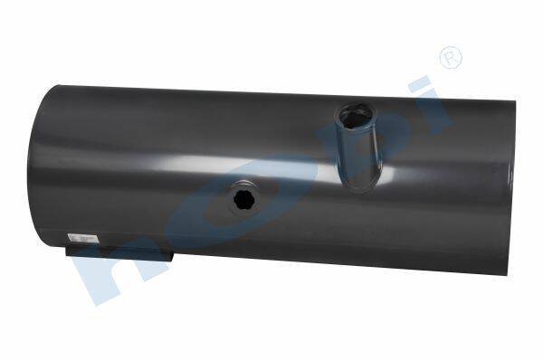 Yakıt Tankı, Çelik, KIT, 200 Lt. Mercedes Ø460 L:1250 Siyah (RAL9005) BoğEk:400 - 3